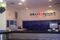 Оформление зоны reception спортивного клуба "Макси Спорт"