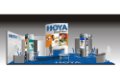 Exhibition stand design and building for Hoya